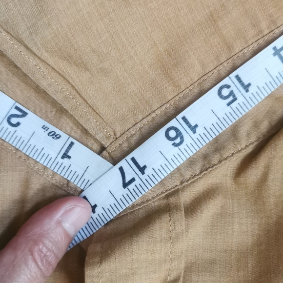 Protocol Men's Long sleeved Button up shirt 17/35  light brown - Picture 9 of 11